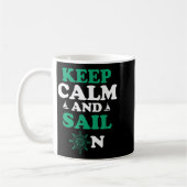 Stay Chill And Head For The Horizon Sailing Humor Koffiemok (Links)