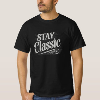Stay Classic – Tijdloos Stijlontwerp voor de Bold T-shirt