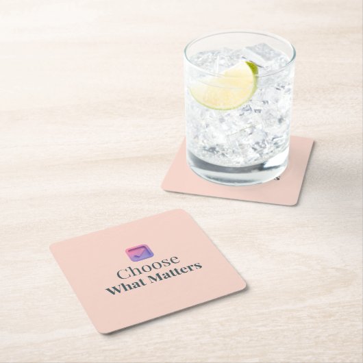 Stay Close to What Heals You Minimal Motivational Kartonnen Onderzetters (Insitu)