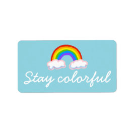 Stay colorful etiket