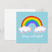 Stay colorful kaart (Voorkant / Achterkant)