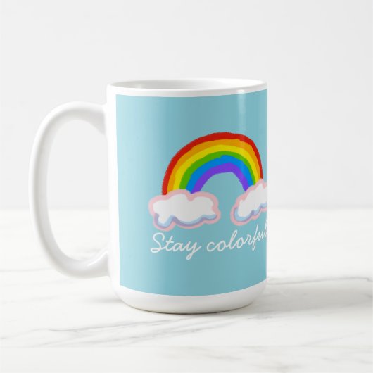 Stay colorful koffiemok (Links)