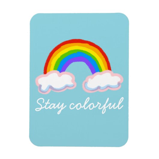 Stay colorful magneet (Verticaal)