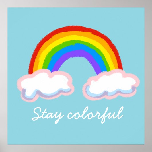 Stay colorful poster (Voorkant)
