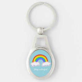 Stay colorful sleutelhanger