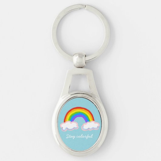 Stay colorful sleutelhanger (Voorkant)