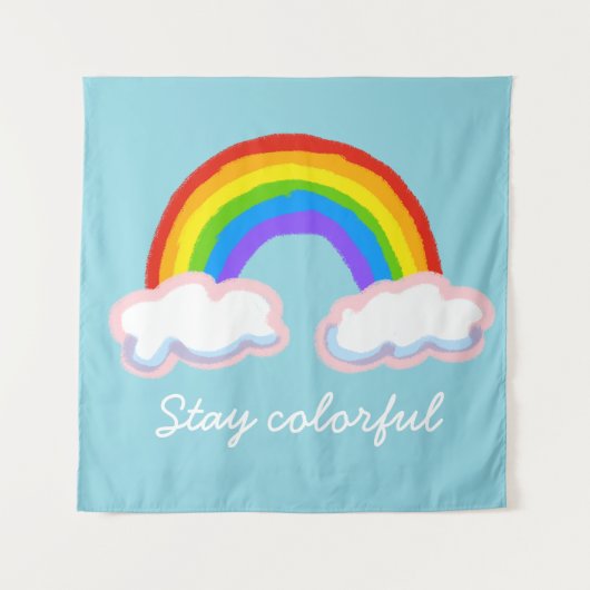 Stay colorful wandkleed (Voorkant)