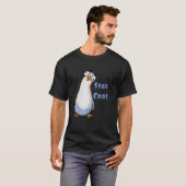 Stay Coo Curious Pigeon for Pigeon  and Bird T-shirt (Voorkant volledig)