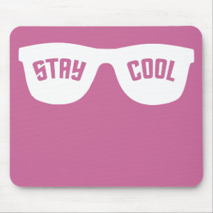 STAY COOL aangepaste mousepad Muismat