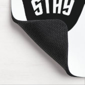 STAY COOL aangepaste mousepad Muismat (Hoek)