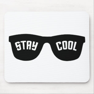 STAY COOL aangepaste mousepad Muismat