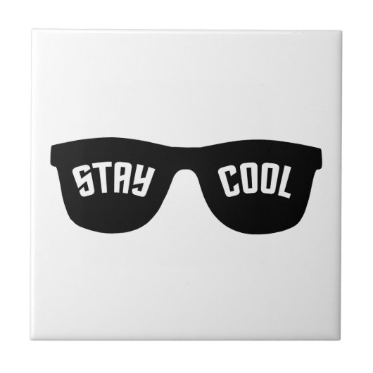 STAY COOL aangepaste tegel Tegeltje (Voorkant)