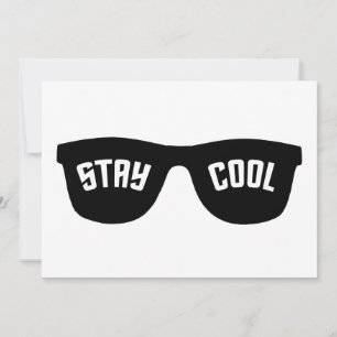 STAY COOL aangepaste uitnodiging