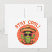 Stay cool. briefkaart (Voorkant / Achterkant)