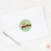 Stay Cool Christmas Reindeer Sticker (Envelop)