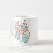 Stay Cool,Drink Cute–Trendy Summer Quote Koffiemok (Voorkant links)