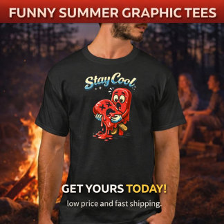 Stay Cool - Funny Dark Humor Summer T-shirt