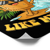 Stay Cool Like My Coffee Iced Coffee Lover  Poster (Hoek)