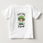 Stay Cool Mushroom –  Cartoon T-shirt (Achterkant)