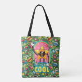 Stay Cool Pop Art Pattern Tote Bag (Achterkant)
