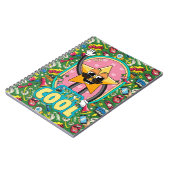 Stay Cool Retro Star Notebook Notitieboek (Linkerzijde)