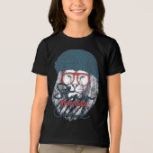 Stay Cool, Roar Loud – Chill but Fearless Lion T-S Tri-Blend Shirt (Voorkant)