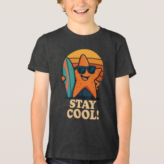 Stay Cool Starfish Surf T-shirt (Voorkant)