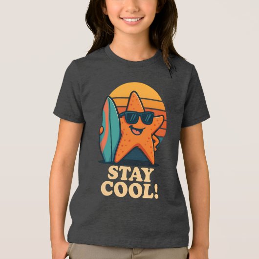 Stay Cool Starfish Surf T-shirt (Voorkant)