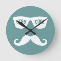 STAY COOL-wandklok