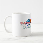 Stay Cosmic Minimal Space Typography Coffee Mug Koffiemok (Links)