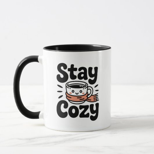 Stay Cozy Cute Coffee Mug Mok (Links)