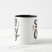 Stay Cozy Mug | Hygge Lifestyle Comfort Gift Mok (Midden)