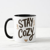 Stay Cozy Mug | Hygge Lifestyle Comfort Gift Mok (Links)