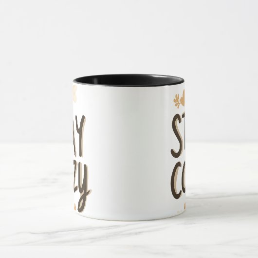 Stay Cozy Mug | Hygge Lifestyle Comfort Gift Mok (Midden)