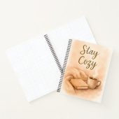 Stay Cozy Watercolor Notebook - Hygge Inspired  Notitieboek (Binnen)