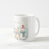 Stay Cozy Winter Animals Mug – Penguin, Fox, Polar Koffiemok (Voorkant rechts)