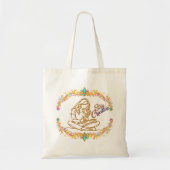 Stay Creative Gold Line Art Budget Tote Bag | Arti (Voorkant)