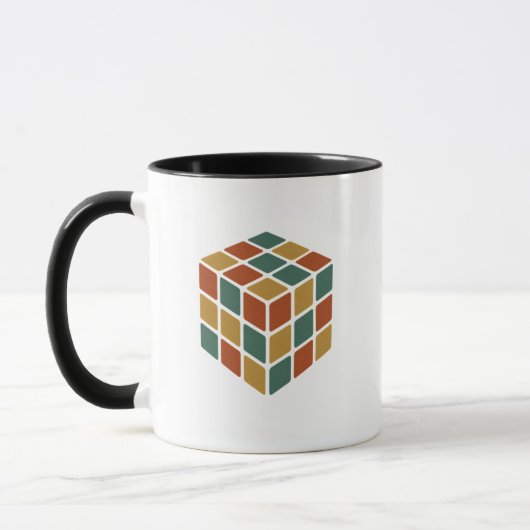 Stay Cubed | Logic Cube Retro Style Puzzel Mok (Links)