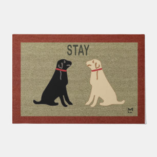 Stay Dog Couples Mat, Beste Dier Deurmat
