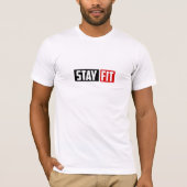 Stay Fit - Gym T-Shirt (Voorkant)