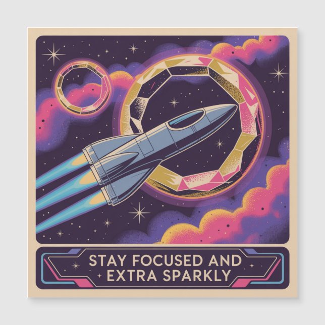 Stay Focused And Extra Sparkly (Voorkant)