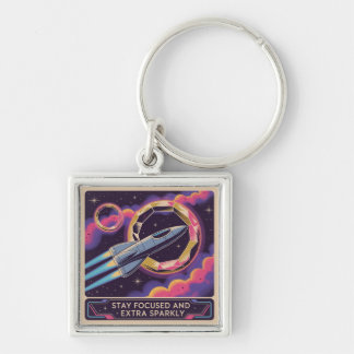 Stay Focused And Extra Sparkly Sleutelhanger