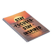 Stay Focused-Stay Inspired optie 2 Notitieboek (Rechterzijde)