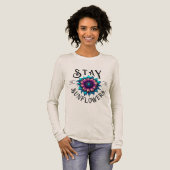Stay for the Sunflowers Tri-Blend Shirt (Voorkant)