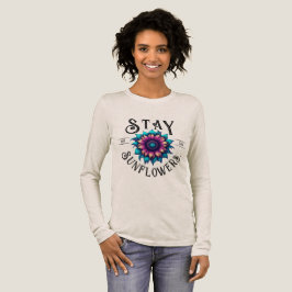 Stay for the Sunflowers Tri-Blend Shirt