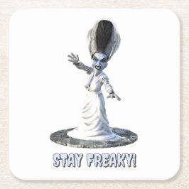 Stay Freaky! Bride of Frankenstein Kartonnen Onderzetters