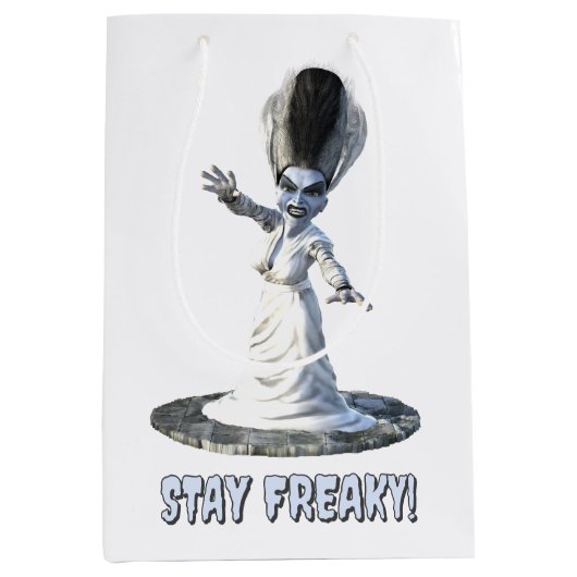 Stay Freaky! Bride of Frankenstein Medium Cadeauzakje (Voorkant)
