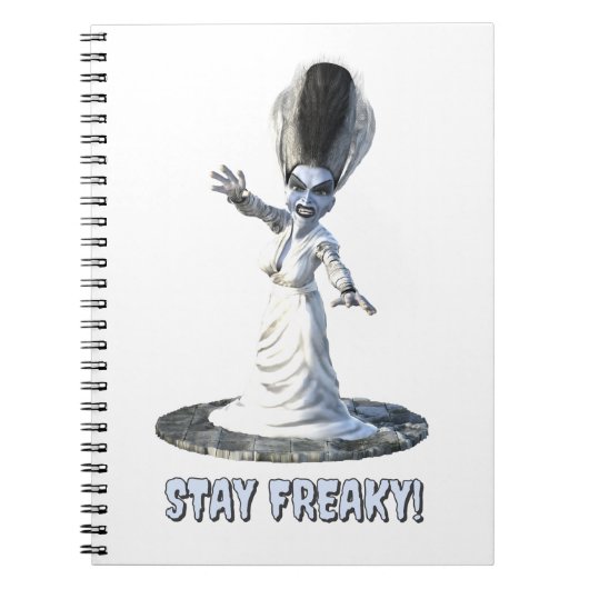 Stay Freaky! Bride of Frankenstein Notitieboek (Voorkant)