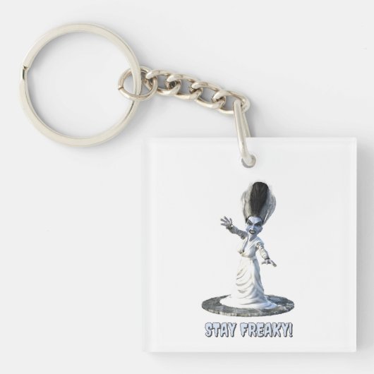 Stay Freaky! Bride of Frankenstein Sleutelhanger (Voorkant)