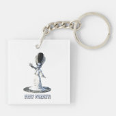 Stay Freaky! Bride of Frankenstein Sleutelhanger (Achterkant)